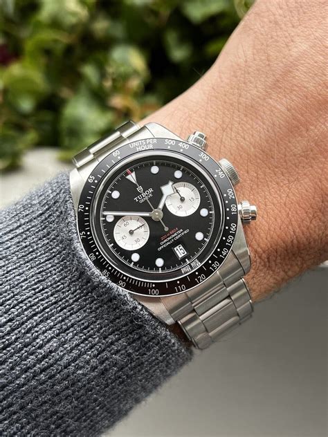 tudor black bay panda chrono|tudor black bay chrono s&g.